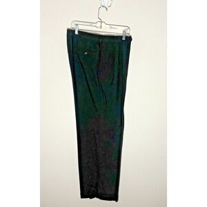 Stafford‎ Mens Dress Pants 38x31 Black Career Wear Trousers